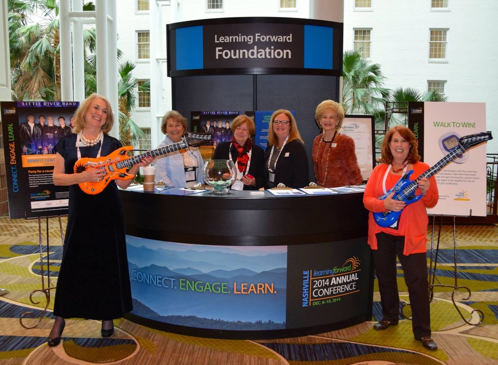 Learning Forward Foundation booth at the 2014 Annual Conference